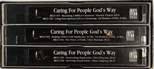 AACC American Association of Christian Counselors, Caring for People God's Way - 3 VHS Set