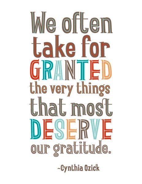 Taking for Granted