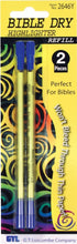 Bible Dry Highlighter Pen + 2 Refills GTL Yellow Comfort Grip Vibrant Color