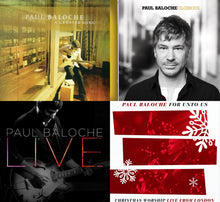 Paul Baloche A Greater Song, Glorious, Live & For Unto Us Bundle Pack 4CD
