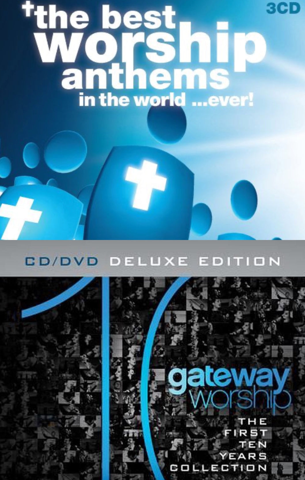 The Best Worship Anthems + Gateway Worship First Ten Years 4CD/DVD
