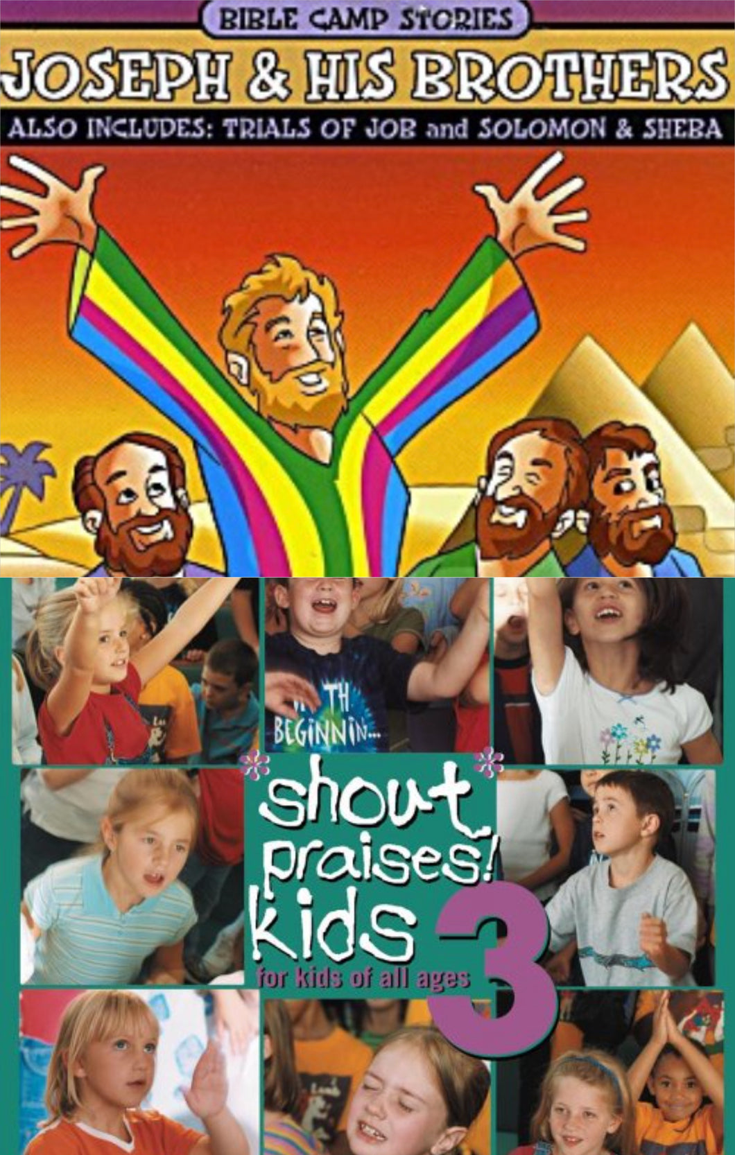 Bible Camp Stories : Joseph & His Brothers + Shout Praises Kids v.3 2CD
