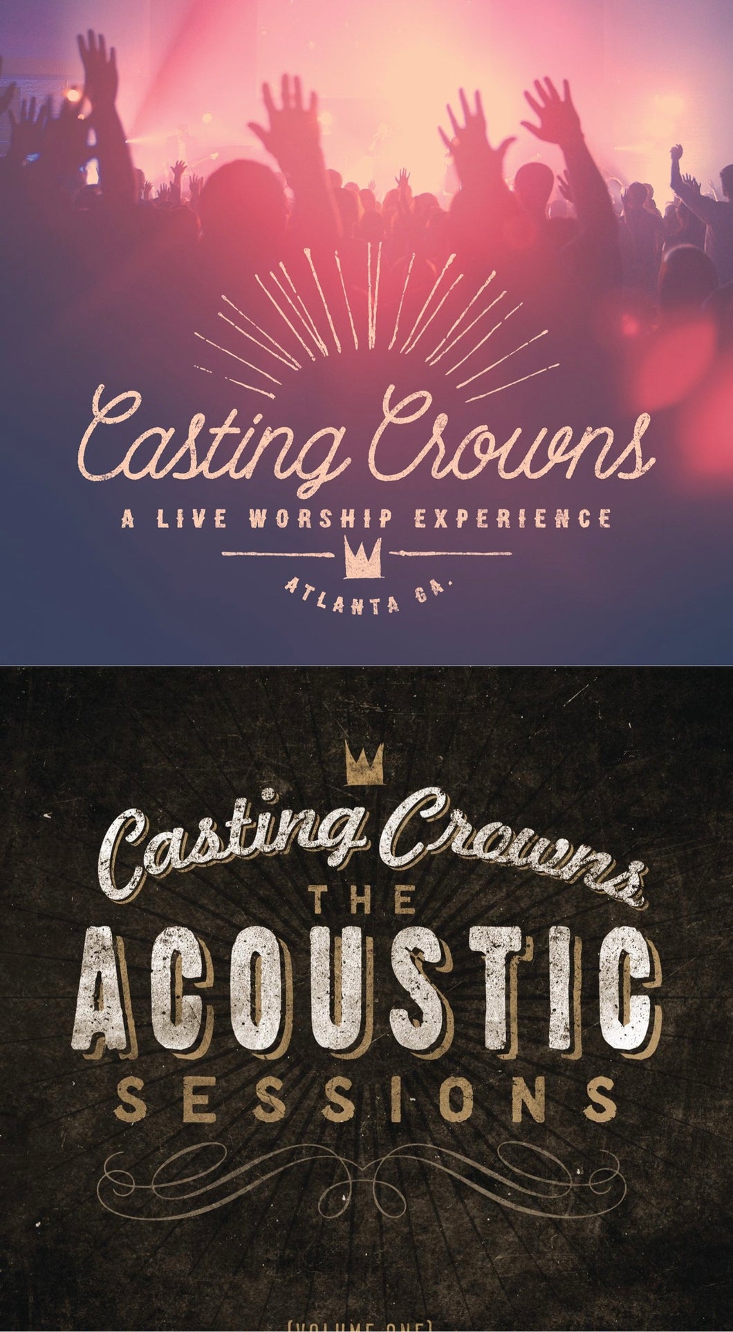 Casting Crowns A Live Worship Experience & The Acoustic Sessions Bundle Pack CD