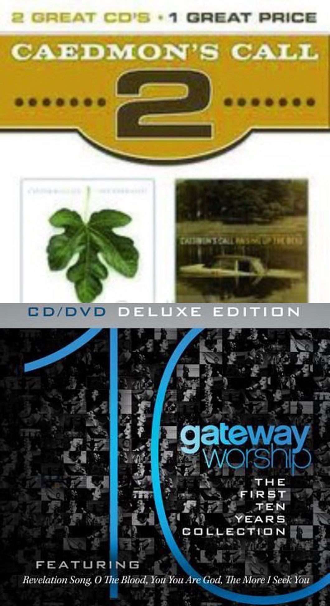 Caedmon's Call Overdressed + Raising Up the Dead + Gateway First Ten Years 2CD/DVD