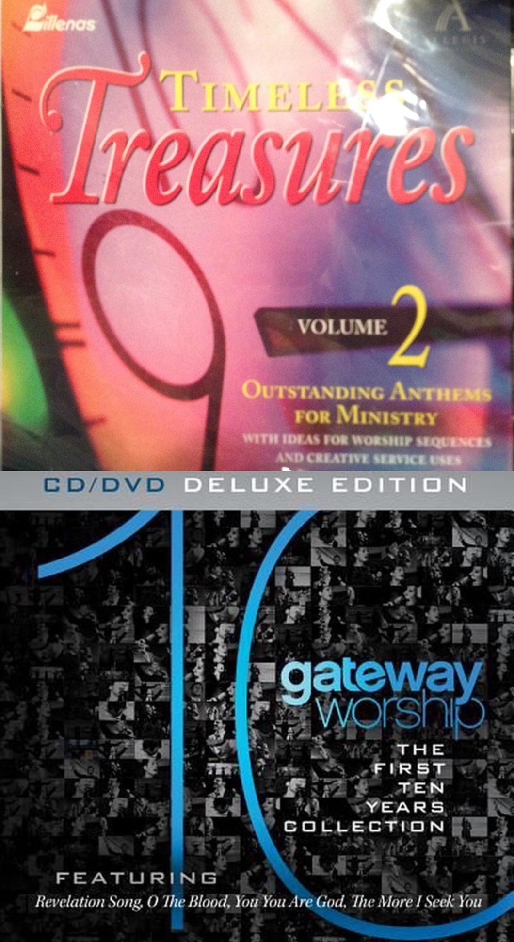 Timeless Treasures : Outstanding Anthems v.2 + Gateway Worship The First Ten Years 2CD/DVD