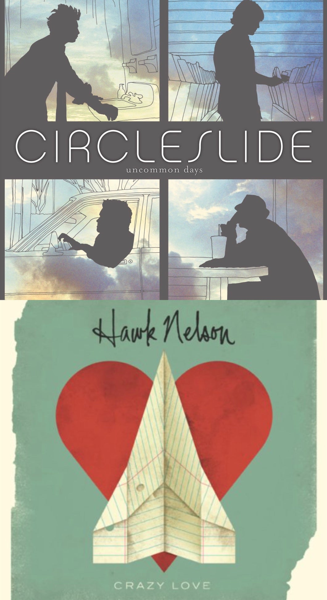 Circleslide Uncommon Days + Hawk Nelson Crazy Love 2CD