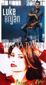 Luke Bryan Born Here Live Here Die Here + Shania Twain Come on Over 2CD