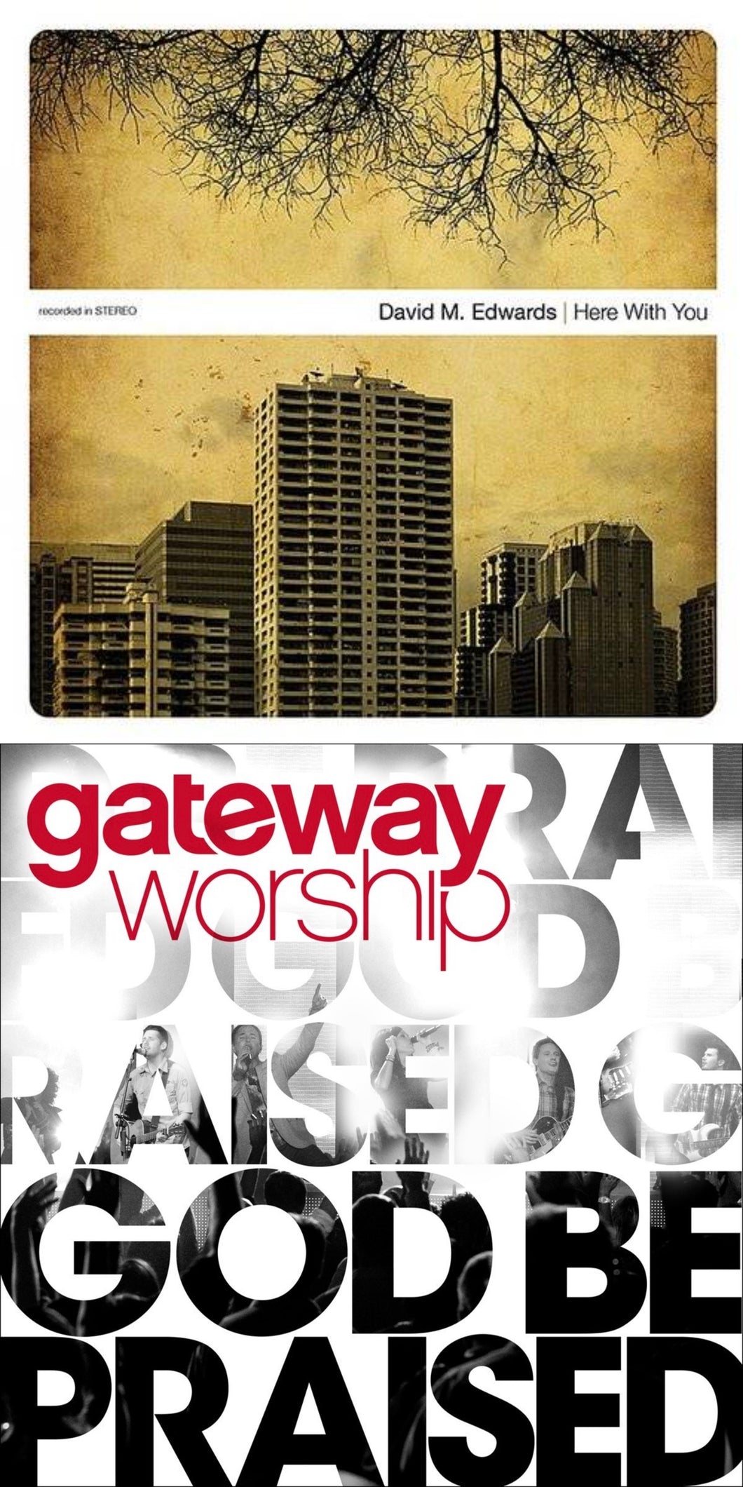 David M. Edwards Here With You  + Gateway Worship God Be Praised 2CD