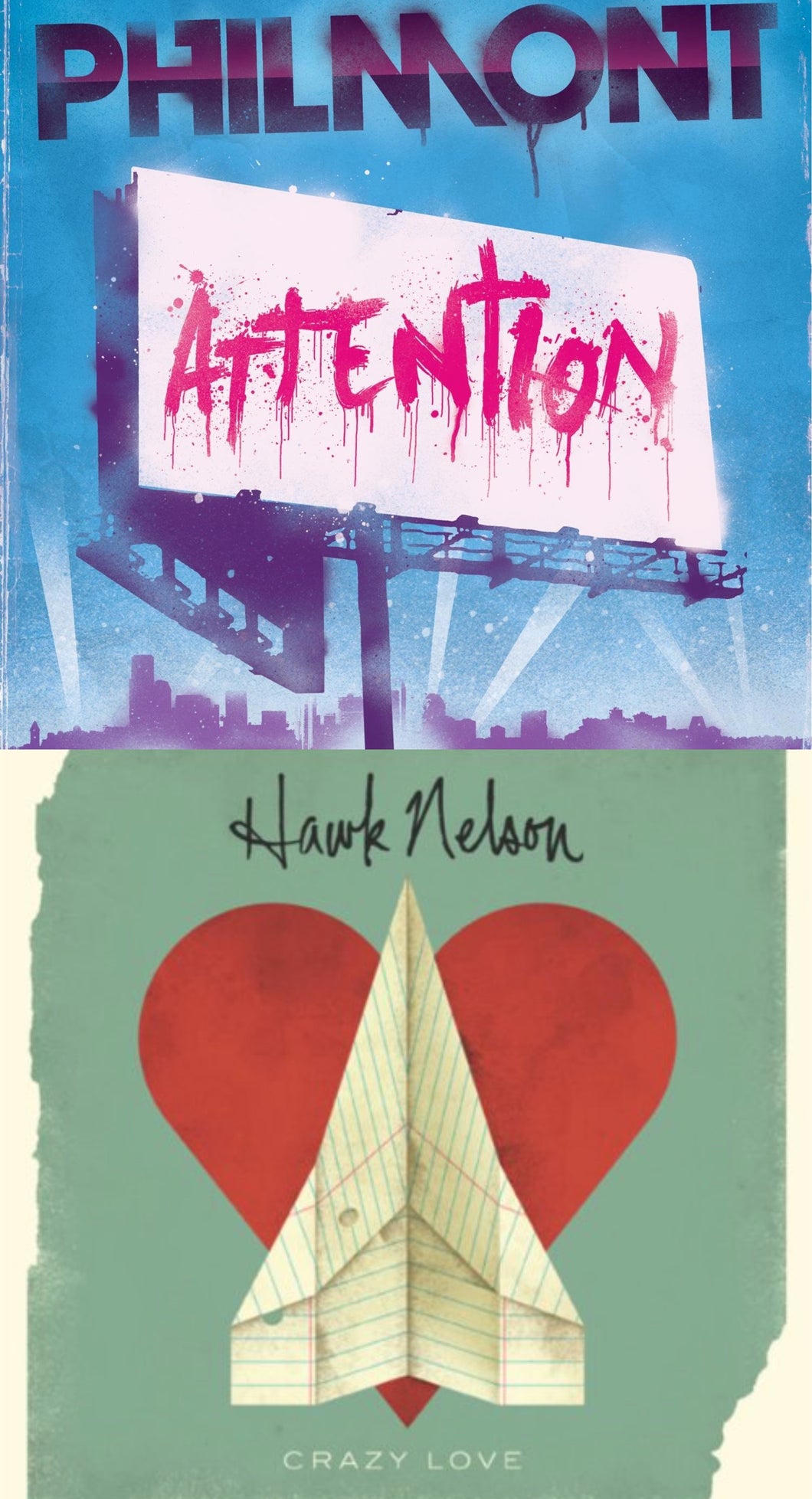 Philmont Attention + Hawk Nelson Crazy Love 2CD