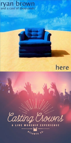 Ryan Brown Here + Casting Crowns A Live Worship Experience 2CD