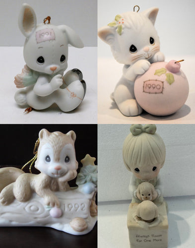 Precious Moments: Sno-Bunny Falls For You, Purr-Fect Holiday, Nuts About You, Always Room