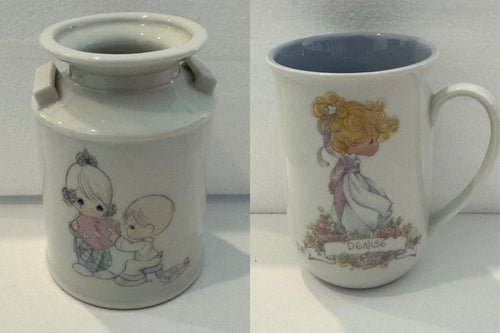 Precious Moments:  Milk Can What Would I Do Without You, Mug Denise