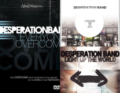 Desperation Band Everyone Overcome DVD + Center of it All & Light Up the World 2CD
