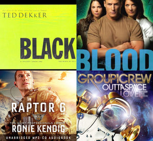 Ted Dekker Black : The Birth of Evil, Mel Odom Blood Evidence Audiobooks + more