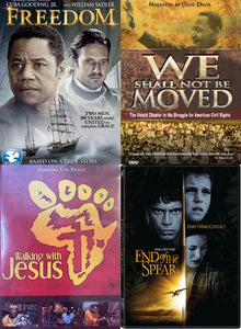 Freedom, We Shall Not Be Moved, Walking with Jesus, End of the Spear 4DVD