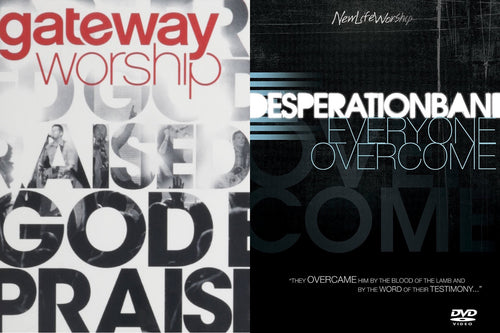 Gateway Worship God Be Praised Dual Pack DVD/Bluray + Desperation Band Everyone Overcome DVD