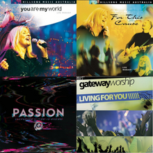 Hillsong You Are My World + For This Cause + Passion + Gateway Worship 4CD