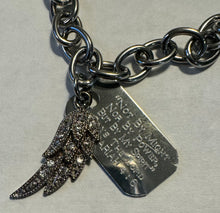 Bracelet (323GB) Eagles Wing 7" Sterling Silver Zechariah 4:6