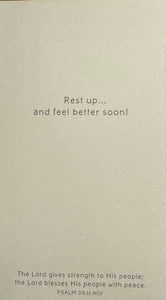 Card Special One, Rest Up : 2 Different Cards (pack of 4)