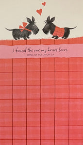 Card Love : Loving You, Miss You, Love : 4 Different Cards, 2ea (pack of 8)