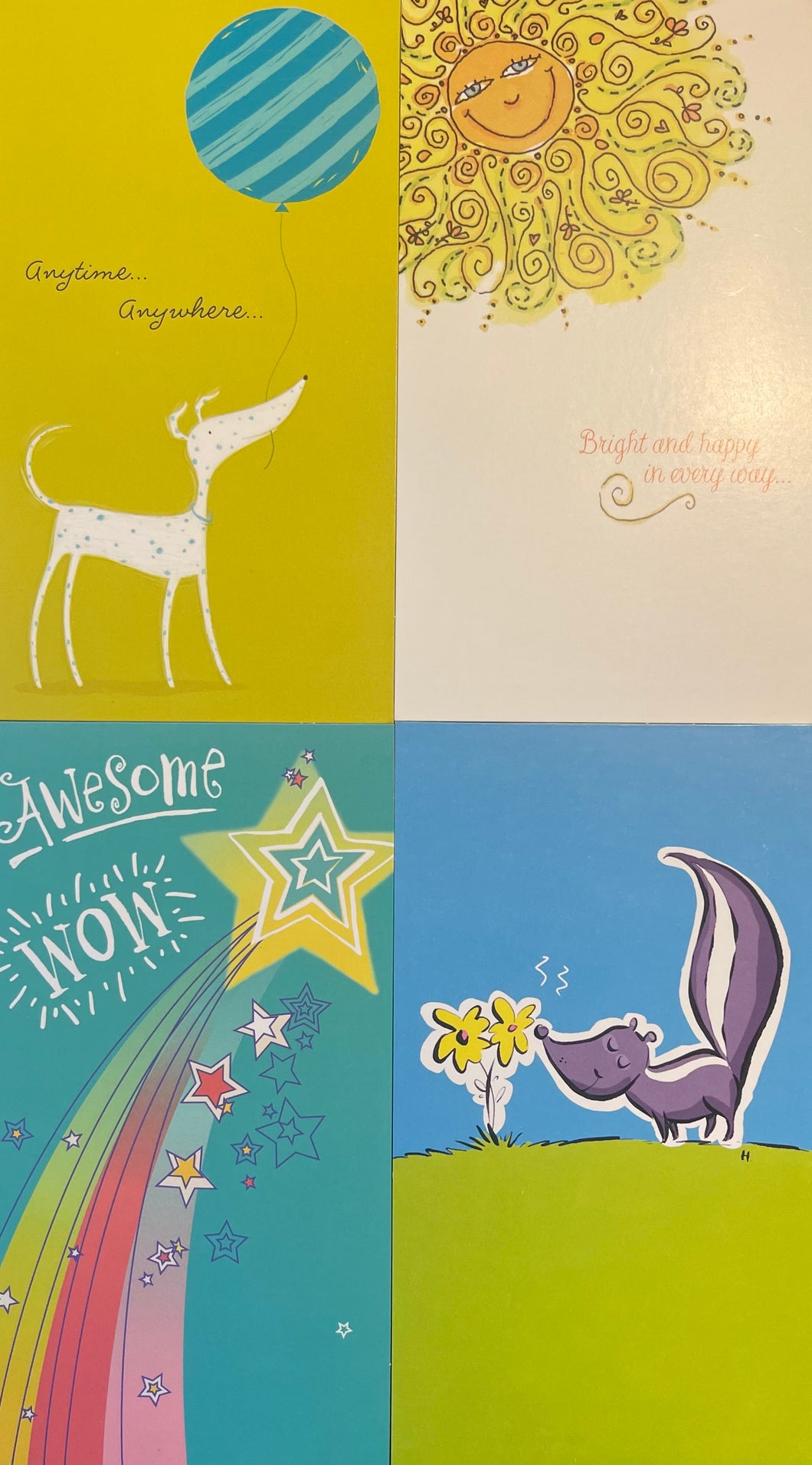 Card Encouragement : 4 Different Cards, 3 each (pack of 12)