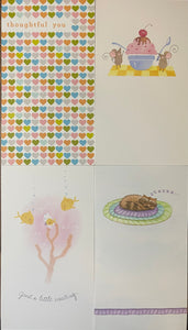 Card Thank You, Praying For You, Get Well : 4 Different Cards, 2 each (pack of 8)