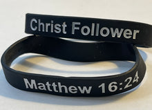 Wristband Silicone Assorted Christian Designs (pack of 22)