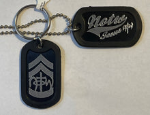 Dog Tag Chain Necklace w/matching Key Chain NOTW : Jesus Phil 4:13