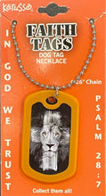 Faith Dog Tag Camo Cross, Thy Kingdom Come, Lion Cross, Hoops (set of 4)