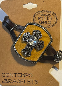 Necklace & Bracelet Faith Gear Treasured Truth & Cross Rhinestone Pack of 2