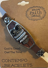 Necklace & Bracelet Faith Gear Rejoice Cross & God is Good (Owl) Pack of 2