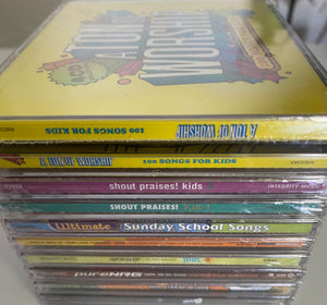 A Ton of Worship for Kids + More Christian Kids Music Bundle Pack 12CD