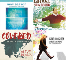 Israel Houghton New Season, Deeper Level, Alive in Asia, Love God Love People 4CD