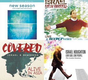 Israel Houghton New Season, Deeper Level, Alive in Asia, Love God Love People 4CD