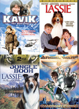 Kavik, Lassie, Lassie Painted Hills, Jungle Book and Angel Wars 4DVD