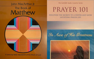 John MacArthur The Book of Matthew 5:27-48 Bundle Pack 15 Cassettes