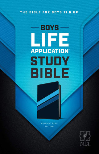 NLT Boys Life Application Study Bible Midnight Blue TuTone