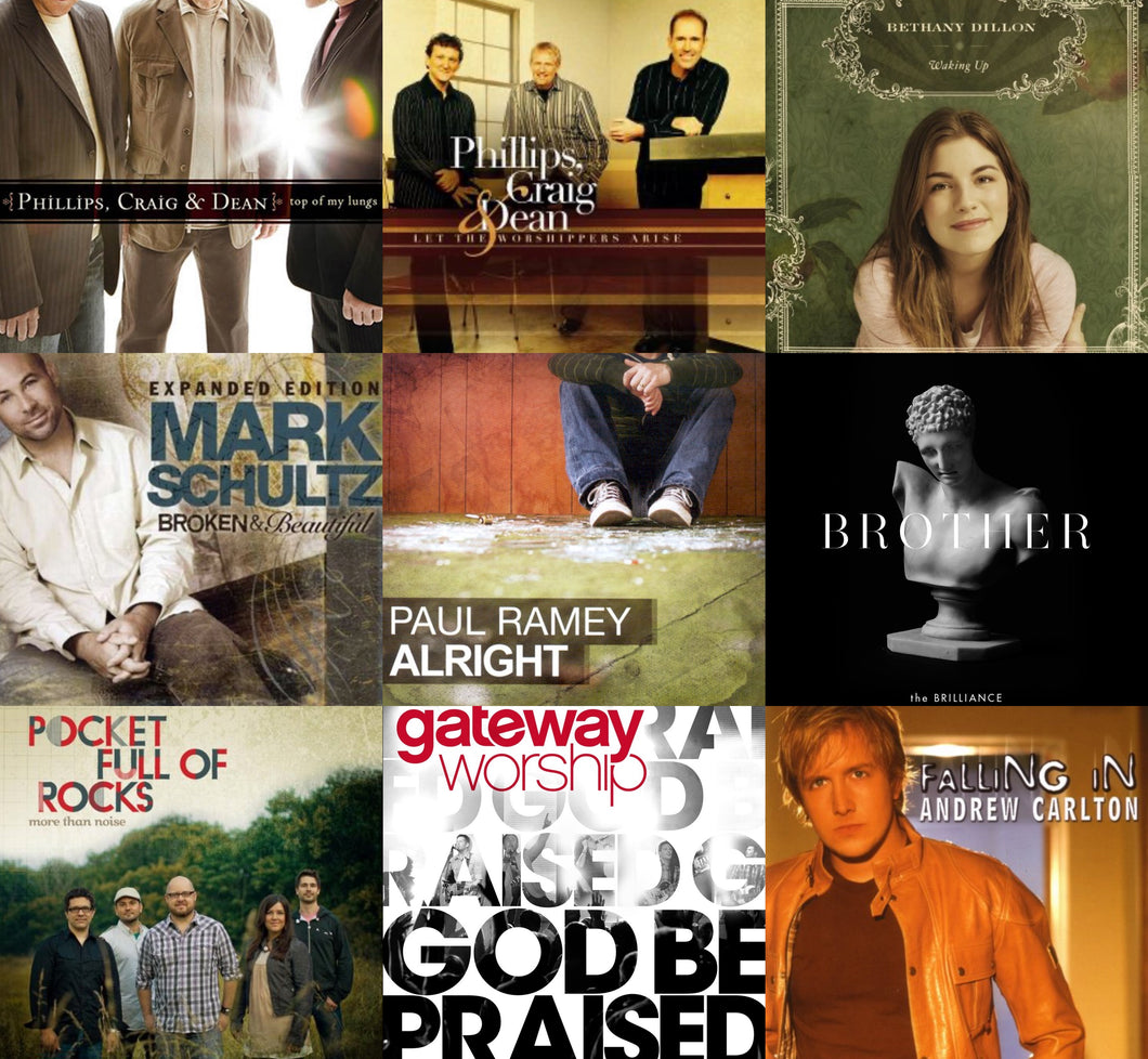Phillips, Craig & Dean Top of My Lungs +9 More CCM Bundle Pack 10CD