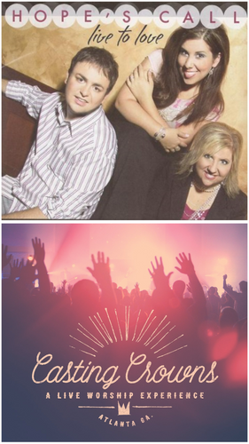 Hope's Call Live To Love + Casting Crowns A Live Worship Experience 2CD