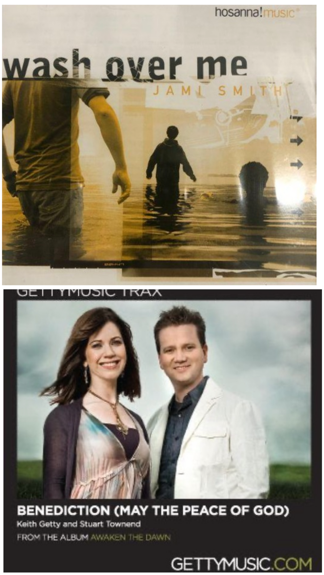 Jami Smith Wash Over Me Split-Trax + Keith Getty Benediction (May the Peace of God) 2CD
