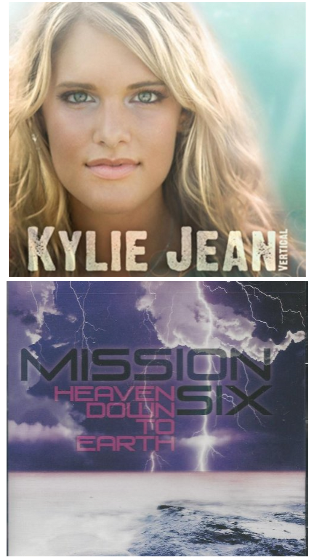 Kylie Jean Vertical + Mission Six Heaven Down to Earth 2CD