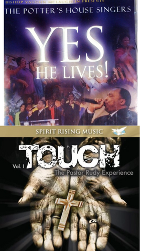 The Potter's House Singers Yes He Lives + Pastor Rudy Experience : Touch 2CD/DVD