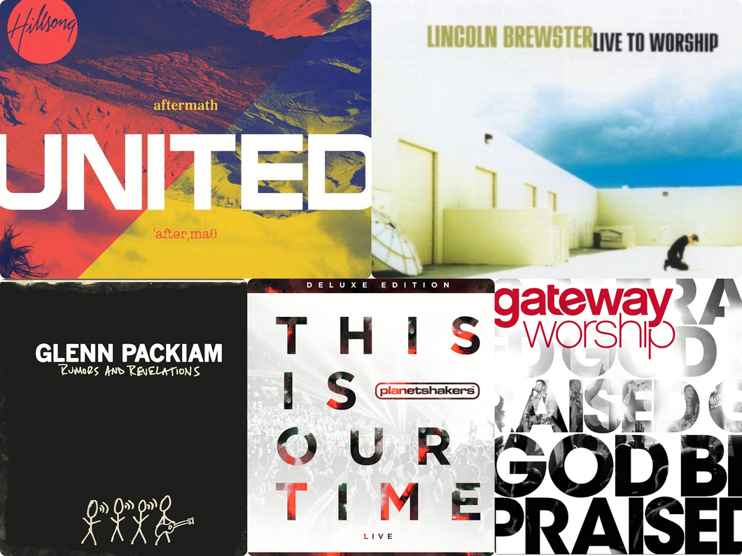 Hillsong United Aftermath, Lincoln Brewster Live to Worship + 3 more 5CD/DVD