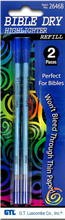 Bible Dry Highlighter Kit GTL 4 Pens + 8 Refills Yellow, Blue, Green, Pink