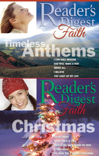 Readers Digest Faith : Timeless Anthems + Christmas 2CD