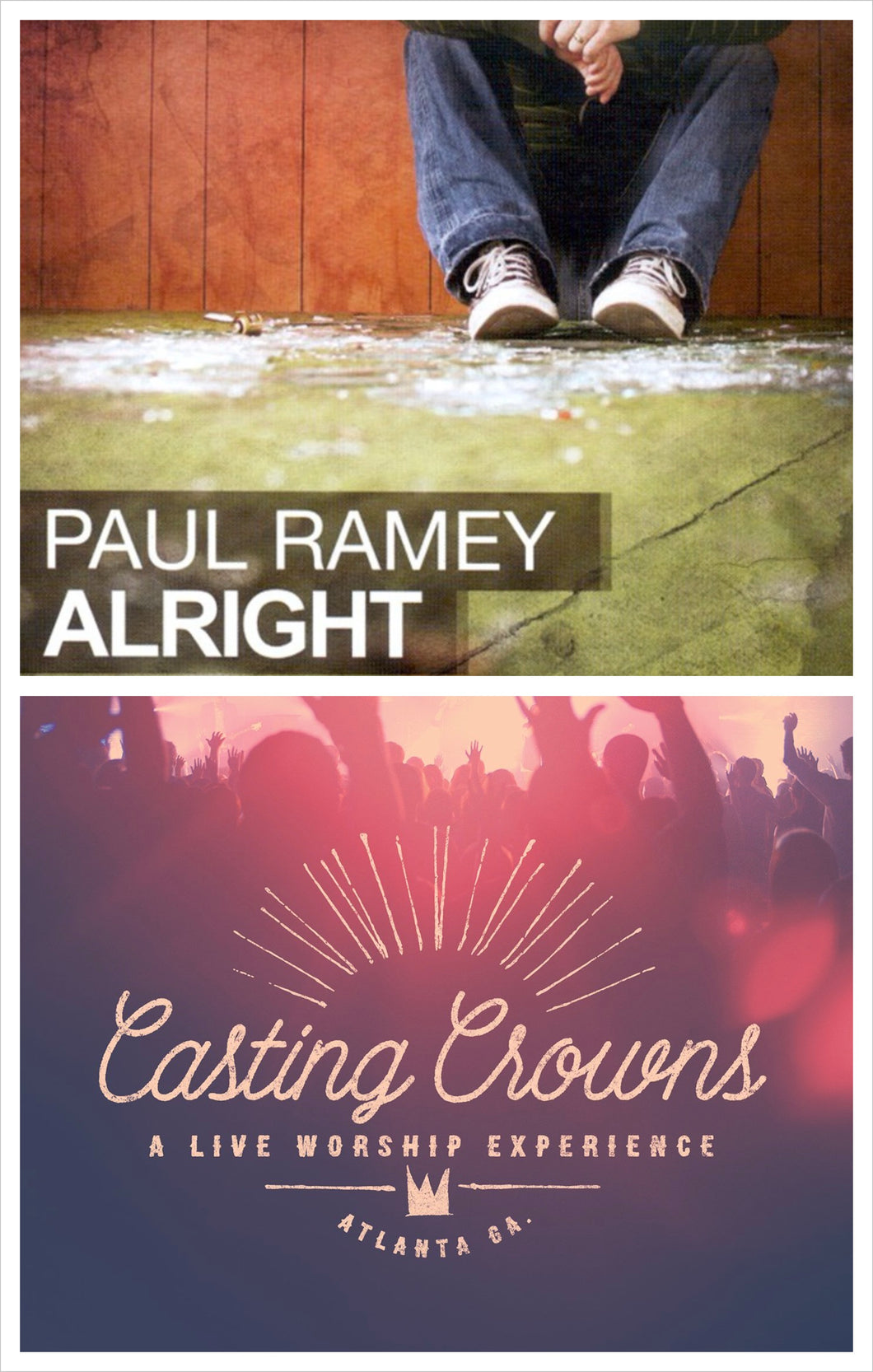 Paul Ramey Alright + Casting Crowns A Live Worship Experience 2CD