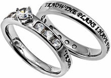 Ring Size 6 (PS I Know 6) Stainless Steel Christian Womens Abstinence Jer 29:11