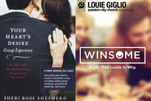 Sheri Rose Shepherd Your Heart's Desire + Louie Giglio Winsome 3DVD