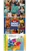 Shout Praises Kids v.3 + v.4 + iWorship Kids 3CD
