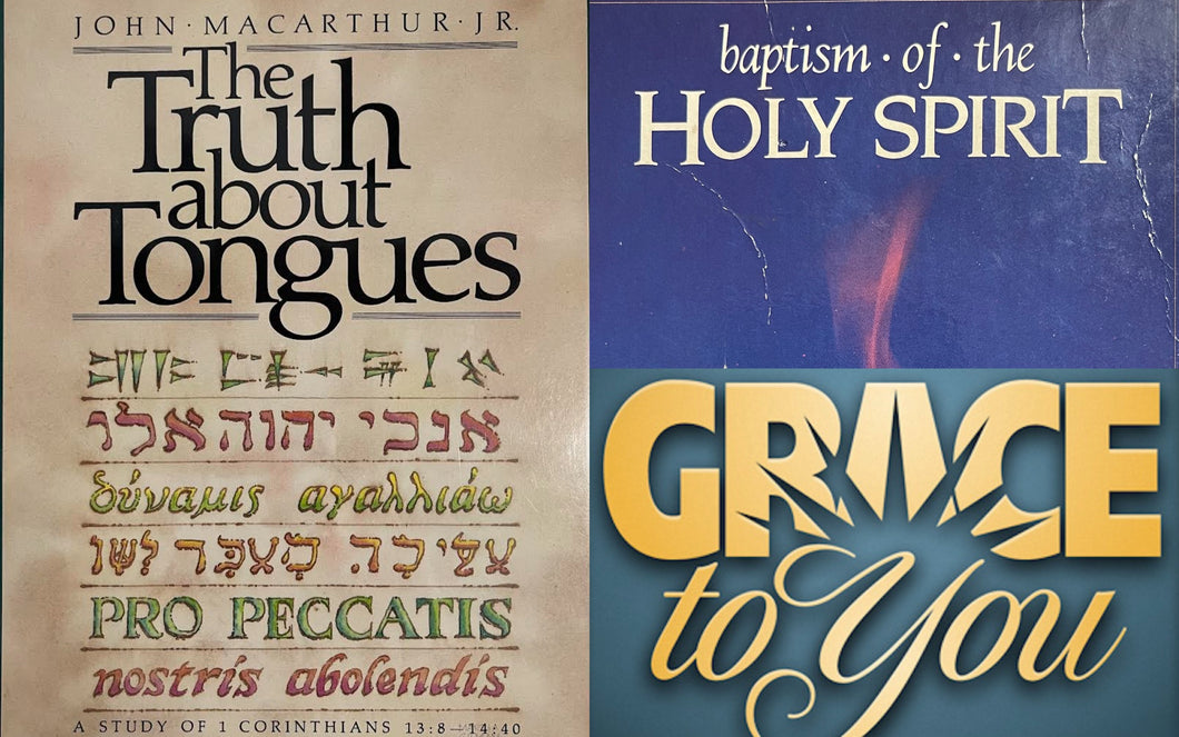 John MacArthur Truth About Tongues & Baptism of the Holy Spirit Bundle Pack 9 Cassettes